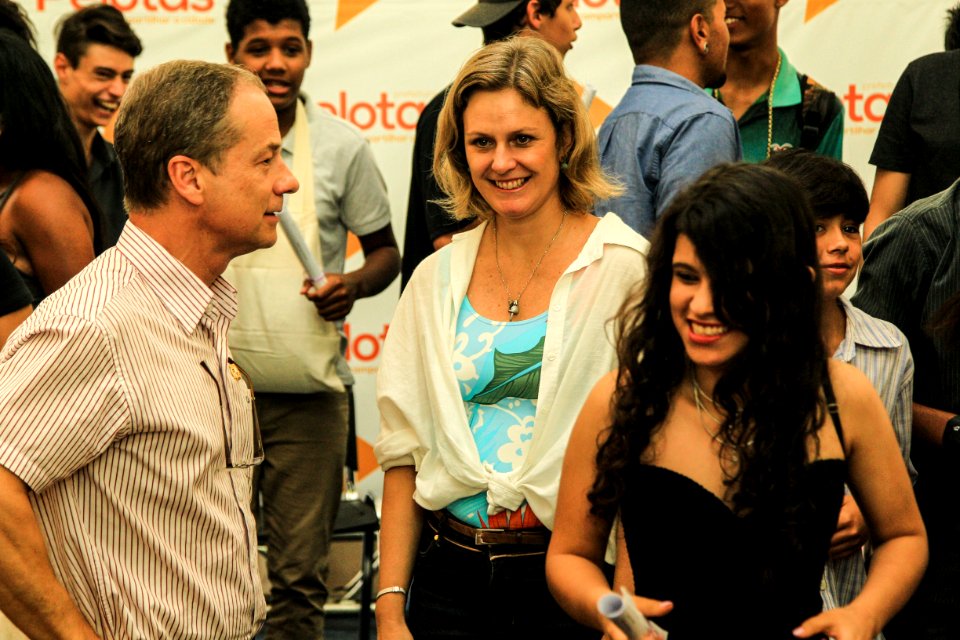 21.10.2018 - Prefeita Paula Mascarenhas e o vice Idemar Barz durante evento de formatura das turmas do START - Pacto Pelotas Pela Paz - Foto: Gustavo Vara