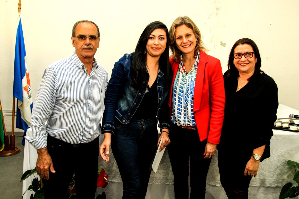 19.10.2018 - Prefeita Paula Mascarenhas durante homenagem ao Dia do Professor aos professores da rede municipal - Foto: Gustavo Vara