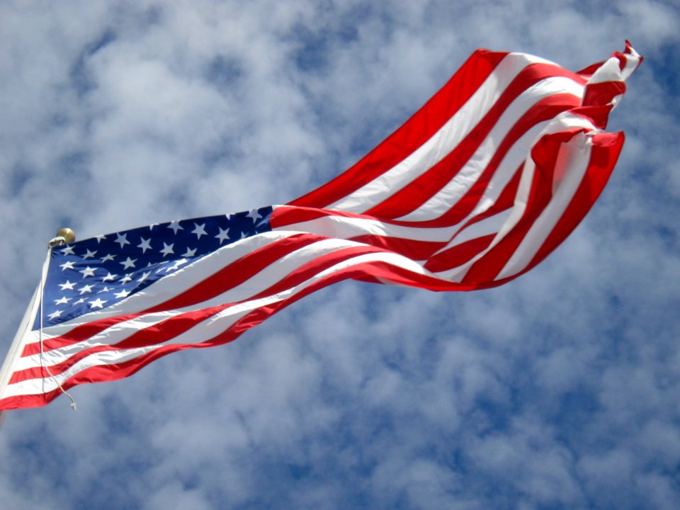 Flag over USS Arizona