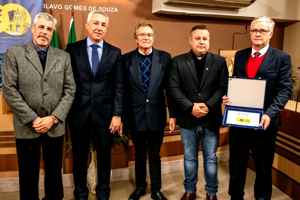 11.07.2018 Sessão solene da Câmara aos 100 anos Banco do Brasil em Pelotas - Fotos Gustavo Mansur