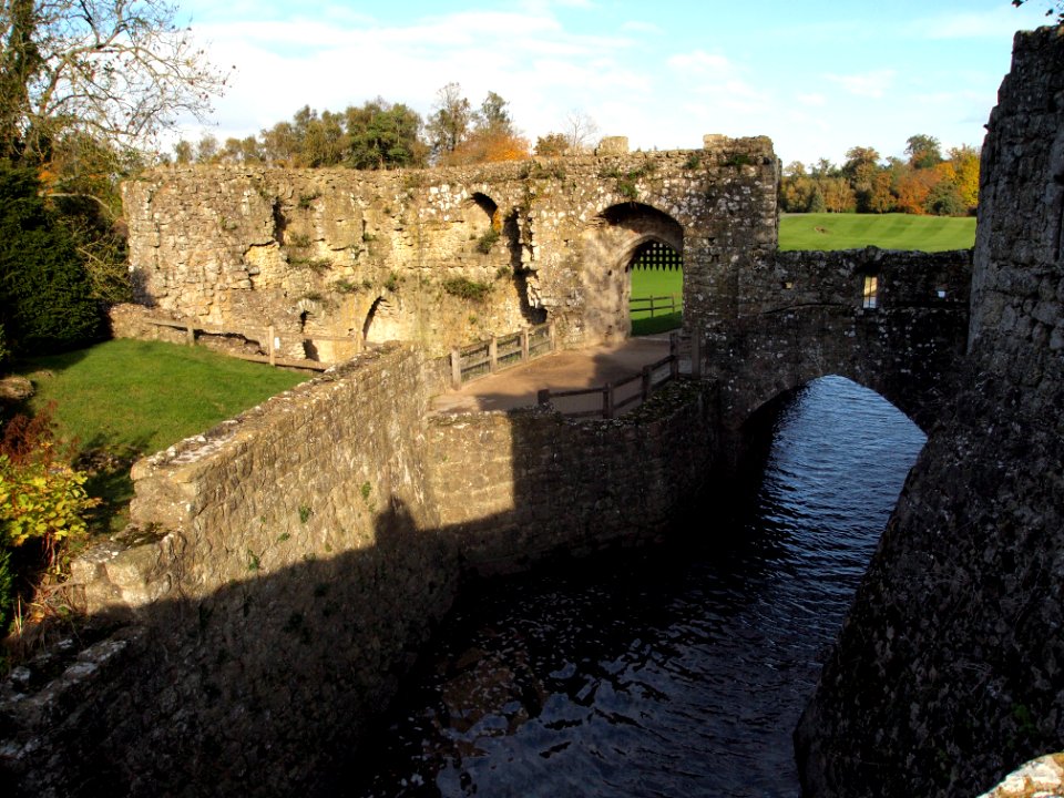 Leeds Castle Moat and Bridge photo