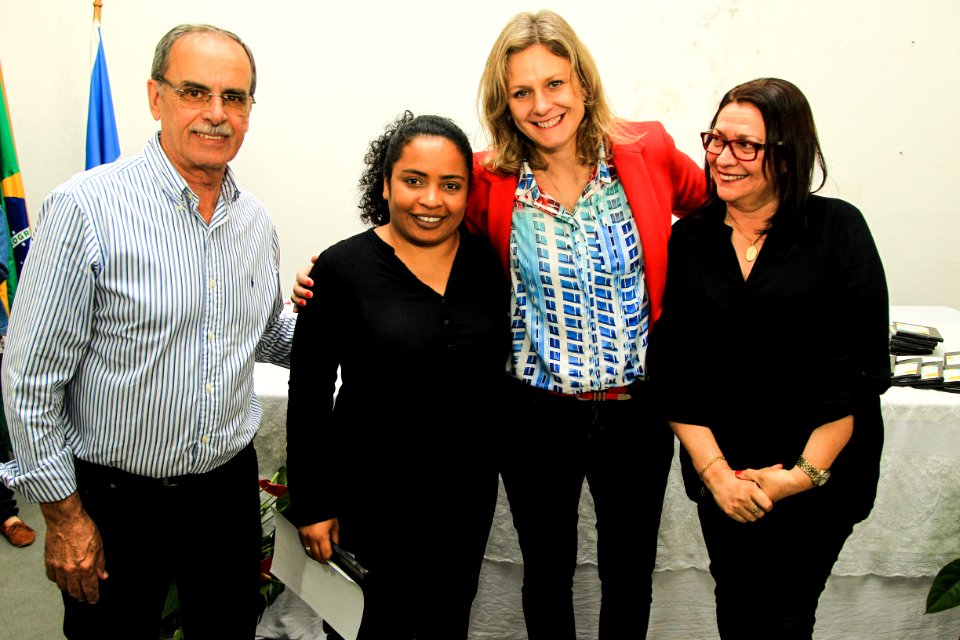 19.10.2018 - Prefeita Paula Mascarenhas durante homenagem ao Dia do Professor aos professores da rede municipal - Foto: Gustavo Vara
