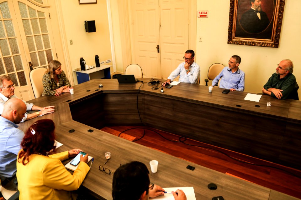 13.11.2018 - Prefeita Paula Mascarenhas em reunião com vereadores da oposição - Foto: Gustavo Vara