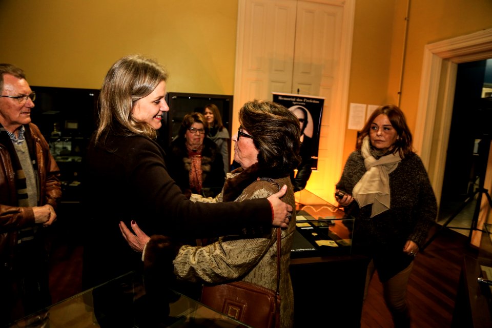 04.07.2018 - Prefeita Paula Mascarenhas e o vice Idemar Barz  no lançamento da exposição Memorial dos Prefeitos - Procopio Duval Gomes de Freitas - Foto: Gustavo Vara