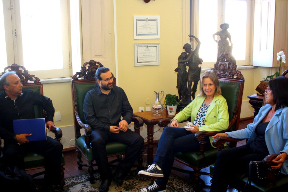 13.02.2019 - Gab Prefeita - Visita Direção Escola Assis Brasil - Foto Marcel Avila