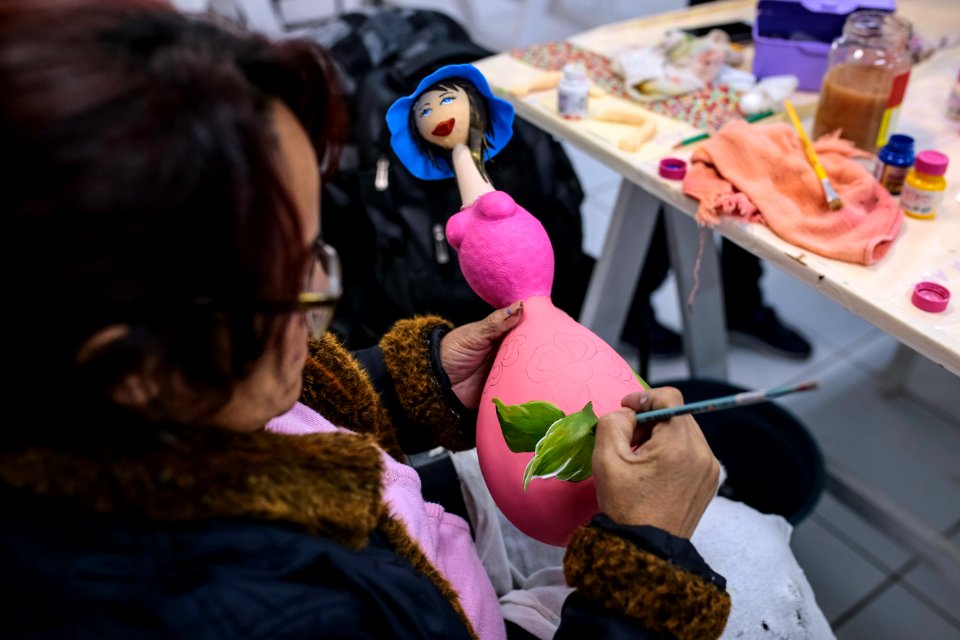 26.07.2018 Curso Retrate de pintura em porongo - Fotos Gustavo Mansur