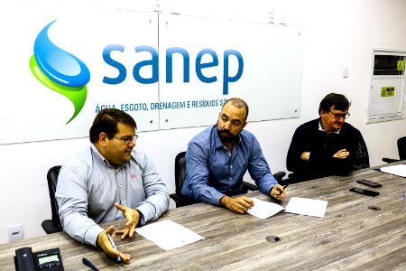 27.05.2019 - Assinatura de convênio entre Sanep e Sinduscon. Fotos - Lucas Pereira