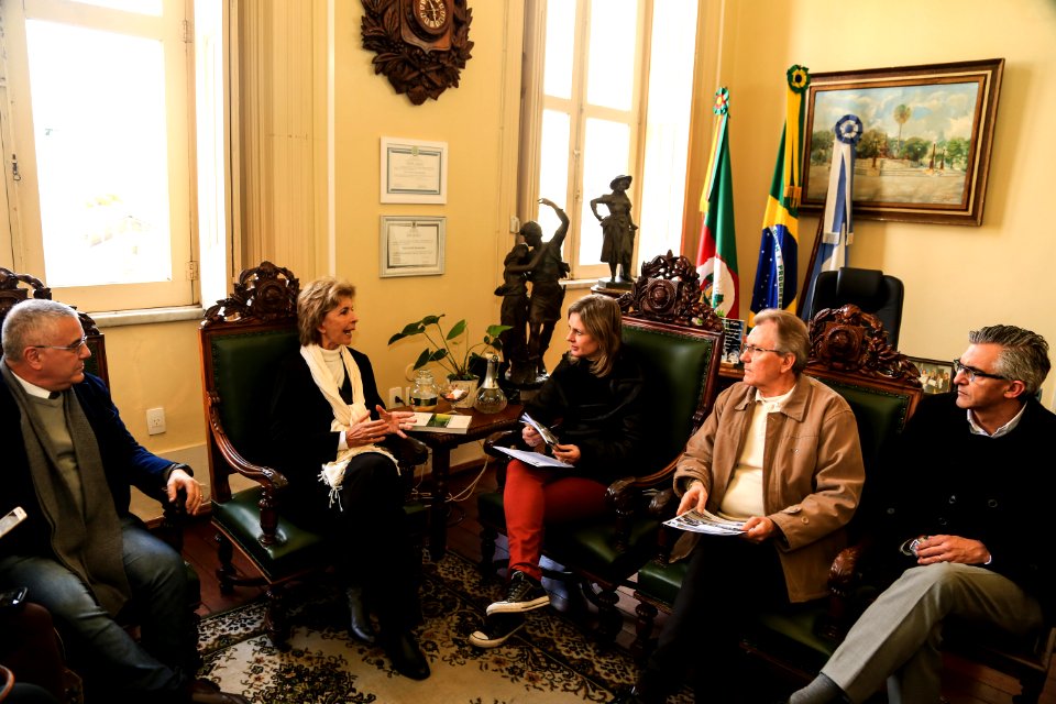 14.06.2018 - Prefeita Paula Mascarenhas recebe a visita da deputada federal Yeda Crusius - Foto: Gustavo Vara