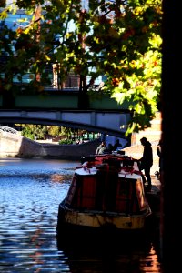 moored-boat2 photo