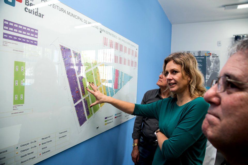 29.09.2018 - Prefeita Paula Mascarenha e o vice Idemar Barz na cerimônia de inauguração da UBS Virgilio Costa - Foto: Gustavo Vara