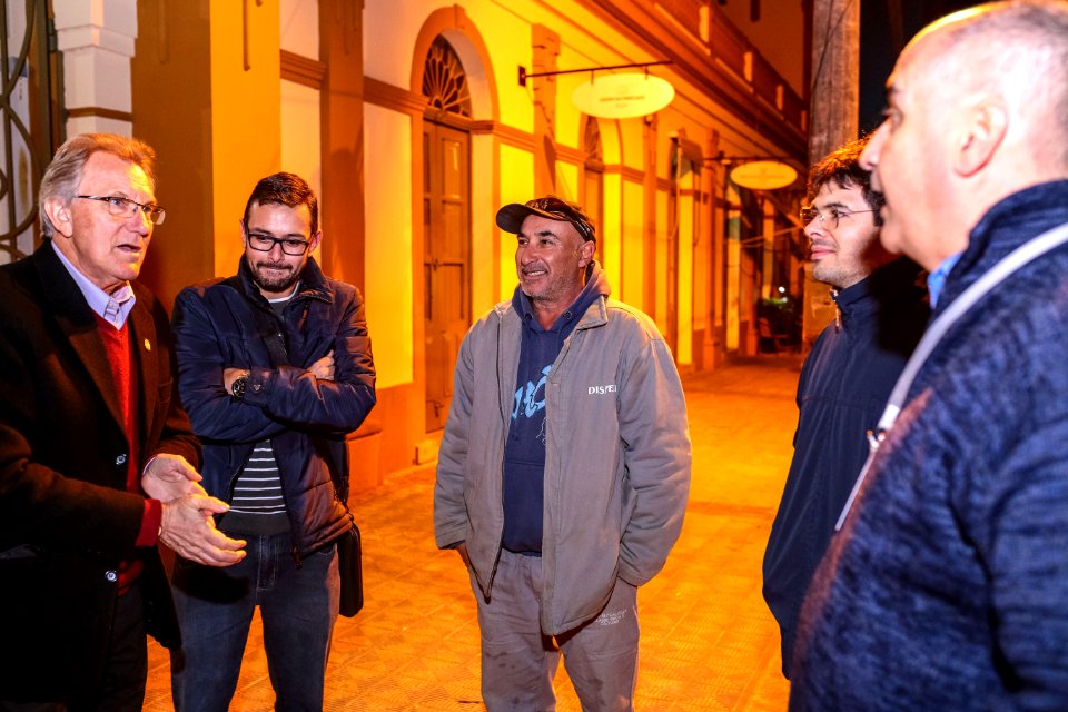 06.06.2018 Vistoria iluminação do Mercado Público de Pelotas - Fotos Gustavo Mansur