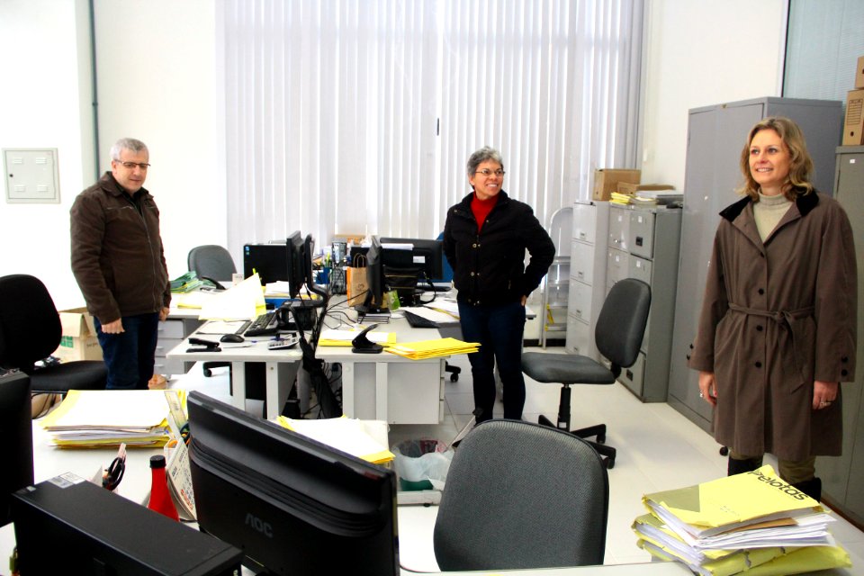 24.08.2018 - Gab Prefeita - Visita a Secretaria Municipal da Fazenda - Foto Marcel Avila