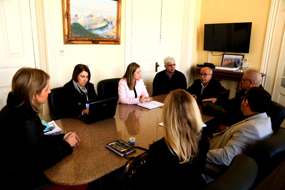 14.06.2018 - Prefeita Paula mascarenhas em reunião com comitê das PPPs - Foto: Gustavo Vara
