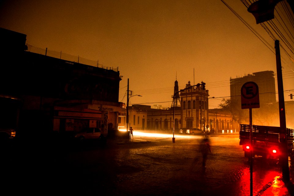 29.09.2018 - Forte temporal atinge a cidade de Pelotas - Foto: Gustavo Vara