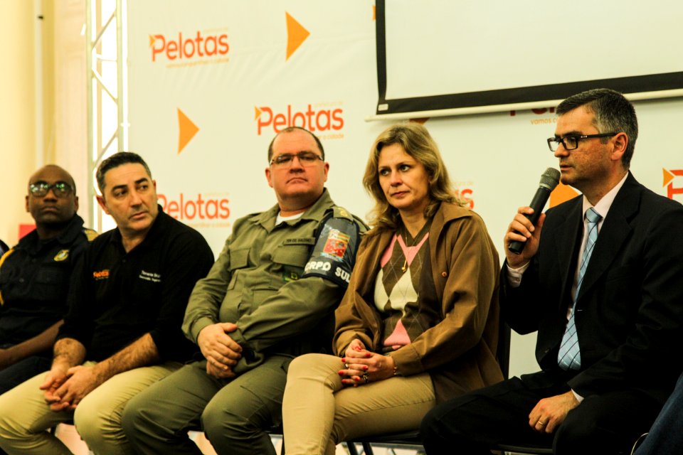 18.09.2018 - Coletiva de imprensa do GGI, para apresentação dos índices de violência no Pacto Pelotas pela Paz - Foto: Gustavo Vara