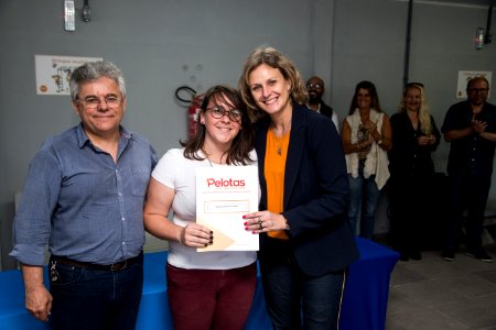 28.11.2018 - Prefeita Paula Mascarenhas realiza entrega da regularização fundiária do Loteamento Verona - Foto: Gustavo Vara