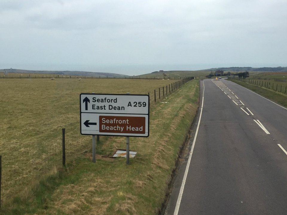 road sign beachyhead