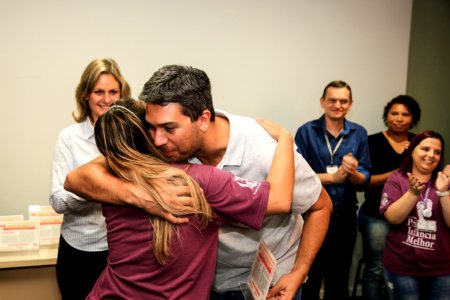 13.04.2018 - Prefeita Paula Mascarenhas    no lançamento da ampliação da cobertura da Estratégia Saúde da Família para 80% e lançamento da 4 edição do Saúde no Ônibus, que desta vez divulgará Histórias de Vida e Superação contatos por anônimos - Foto: Gus