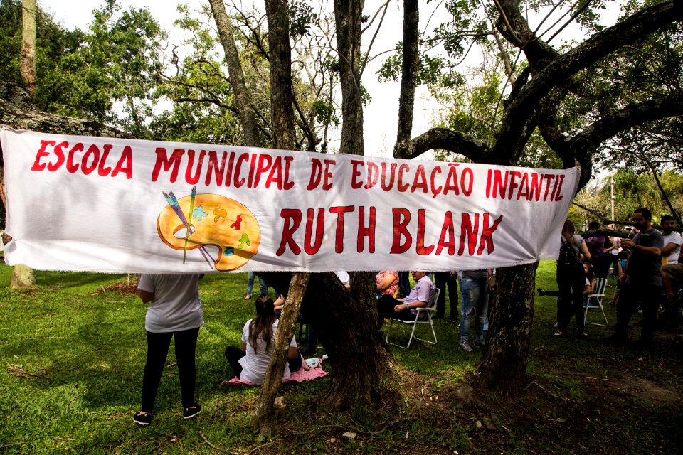 29.09.2018 - Vice prefeito Idemar Bar participa do evento A praça é de todos - promovido pelas escolas Mário Osório Magalhães, Bernardo de Souza e Ruth Blank - alusivo ao Pacto Pelotas pela Paz - Foto: Gustavo Vara