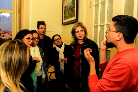 20.06.2018 - Reunião de trabalho para implementação da Central de libras. Participação da UFPEL, IFSUL, Associação de Surdos, Conselho da Pessoa com Deficiência e Comissão de implantação da Central de libras - Foto: Gustavo Vara