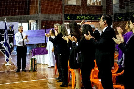 19.05.2019 - Vice-prefeito Idemar Barz recebe homenagem no Congresso Estadual em comemoração ao Dia das filhas de Jó - Foto Michel Corvello