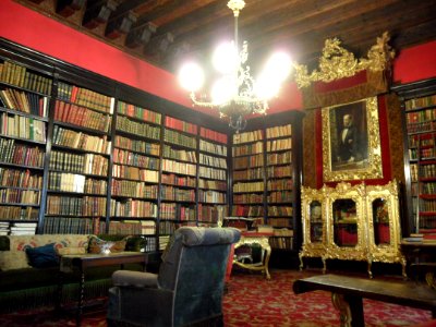 Library in the Casa de la Contessa de Libreja