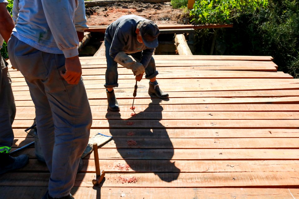 06.09.2018 - Obra na ponte do Passo Fundo - Foto Michel Corvello