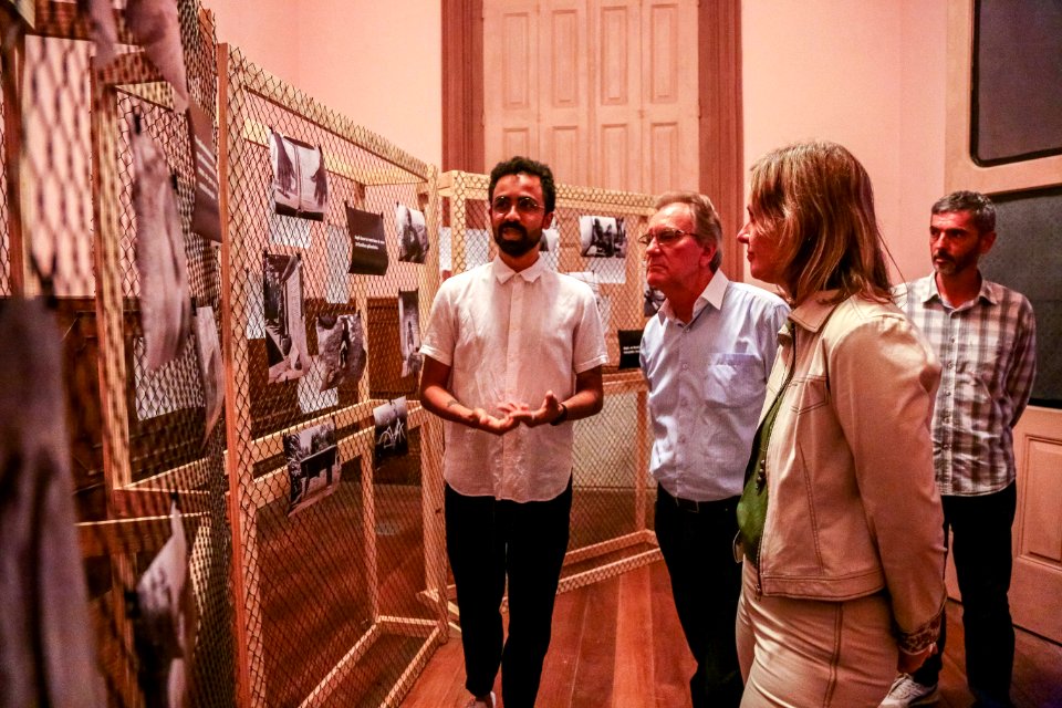 02.04.2018 Visita mediada com o artista Jaime Lauriano - Fotos Gustavo Mansur