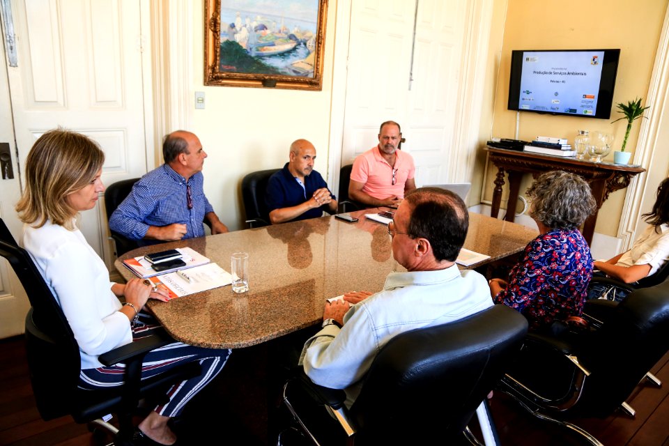 11.03.2019 - Prefeita Paula Mascarenhas durante apresentação do projeto Produção de Serviços Ambientais - Foto: Gustavo Vara