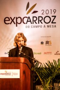 14.05.2019 - Prefeita Paula Mascarenhas prestigia a abertura da Expoarroz - Foto: Gustavo Vara