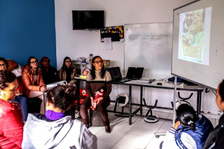 02.08.2018 Encontro de mães e gestantes UBS Bom Jesus - Fotos Gustavo Mansur