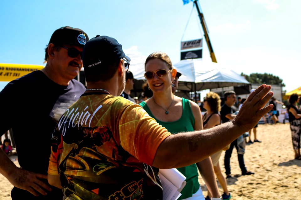 14.04.2019 - Prefeita Paula Mascarenhas prestigia Campeonato Gaúcho de Jetski no Laranjal - Foto Michel Corvello