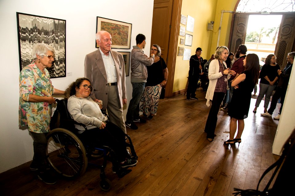 07.11.2018 - Prefeita Paula Mascarenhas participa da abertura da exposição L.C. VINHOLES: CONSTELAÇÕES E FRONTEIRAS DISSIPADAS - comemorações do 32º aniversário de fundação do Museu - Foto: Gustavo Vara