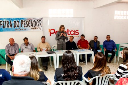 12.04.2019 - Prefeita Paula Mascarenhas e o vice Idemar Barz participam da lançamento da Festa do Peixe - Foto: Gustavo Vara