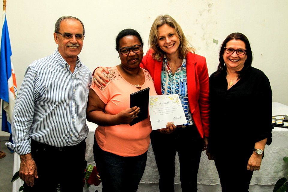19.10.2018 - Prefeita Paula Mascarenhas durante homenagem ao Dia do Professor aos professores da rede municipal - Foto: Gustavo Vara