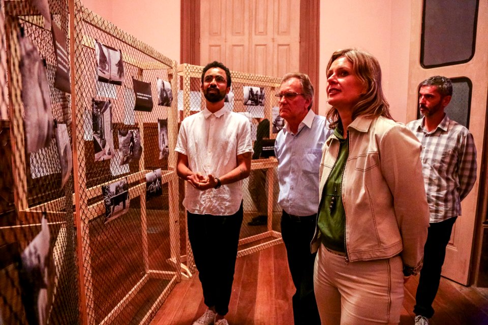 02.04.2018 Visita mediada com o artista Jaime Lauriano - Fotos Gustavo Mansur