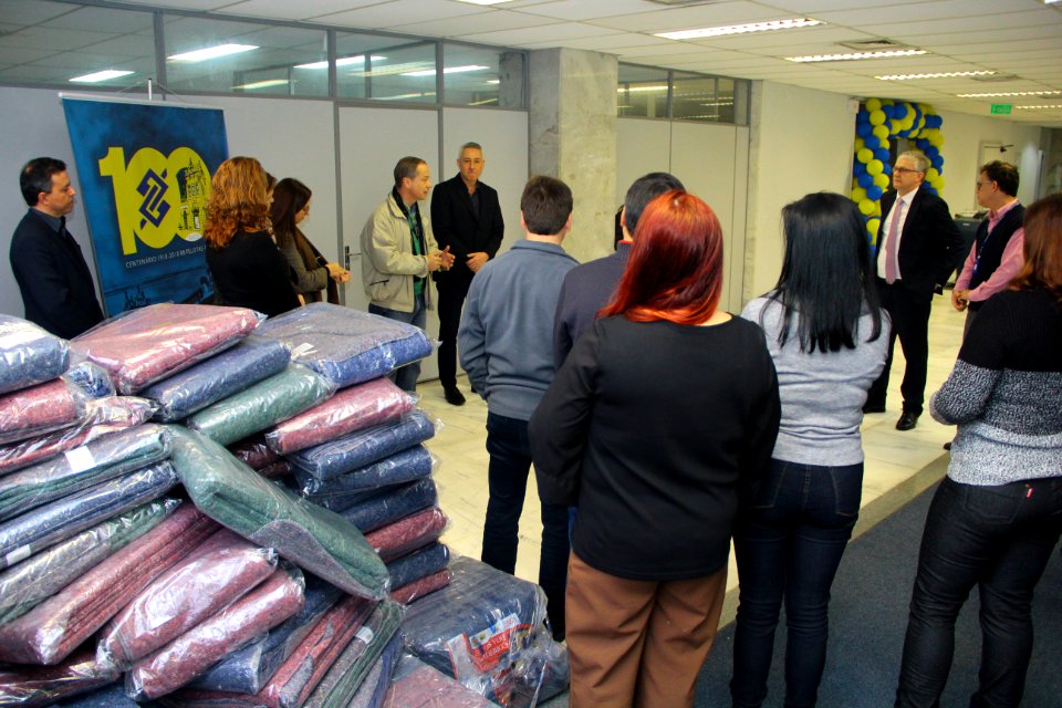 26.07.2018 - SAS - Doação de 150 cobertores pelo Banco do Brasil - Foto Marcel Avila (7)