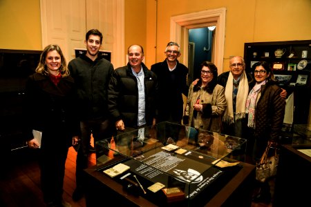 04.07.2018 - Prefeita Paula Mascarenhas e o vice Idemar Barz  no lançamento da exposição Memorial dos Prefeitos - Procopio Duval Gomes de Freitas - Foto: Gustavo Vara