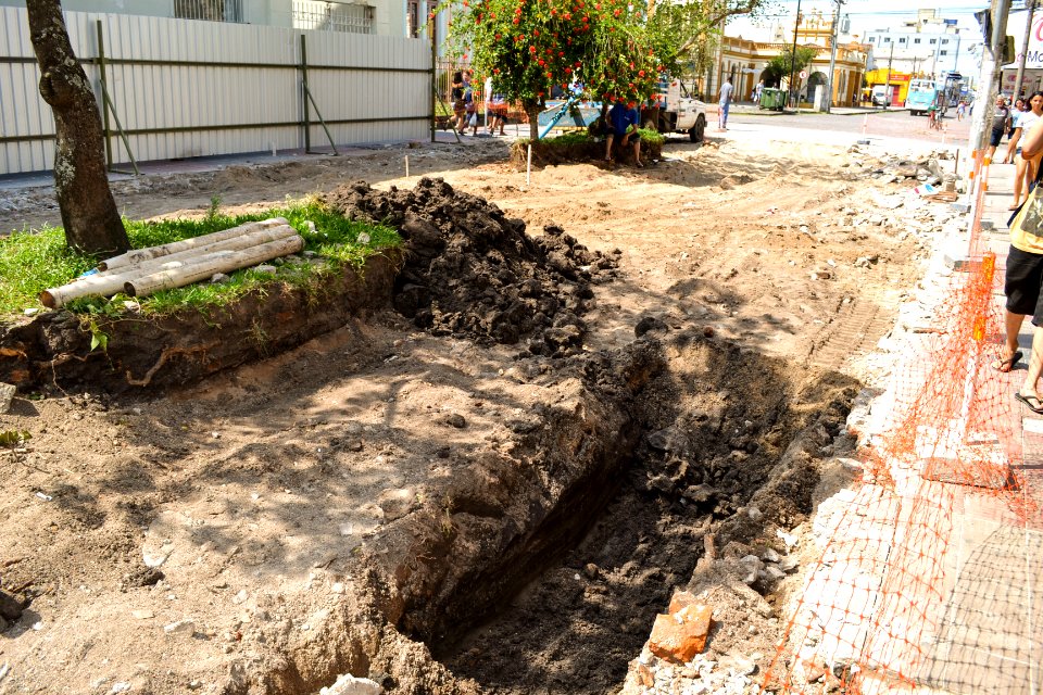 30.01.2019 - SEPLAG - Obra do calçadão - Foto Janine Tomberg