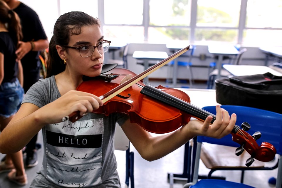 25.04.2018 Entrevista com integrantes da orquestra minicipal - Fotos Gustavo Mansur