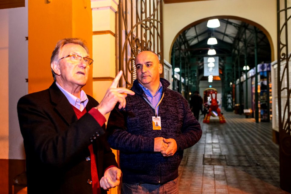 06.06.2018 Vistoria iluminação do Mercado Público de Pelotas - Fotos Gustavo Mansur