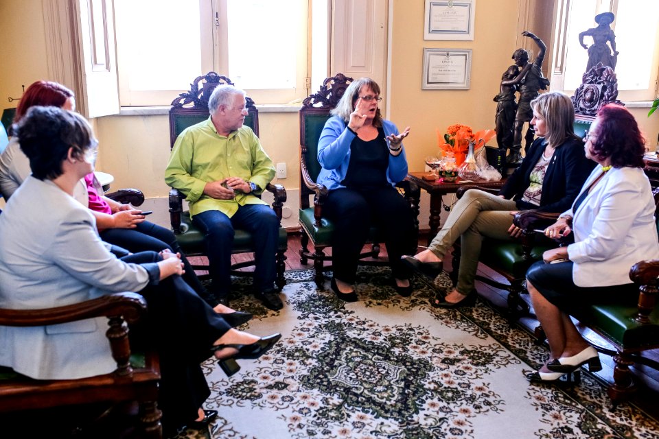 12.03.2018 Visita da Cônsul Estados Unidos em Porto Alegre, Julia Harlan - Fotos Gustavo Mansur