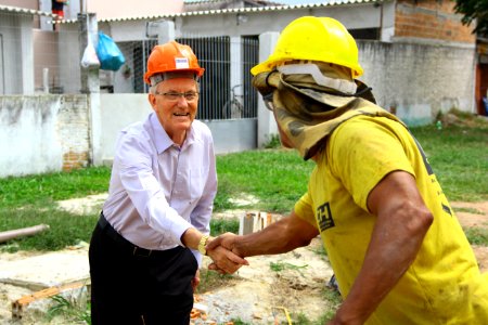 26.03.2019 - Gab Vice Prefeito - Prefeito em exercício vistoria obras do SANEP - Foto Marcel Avila