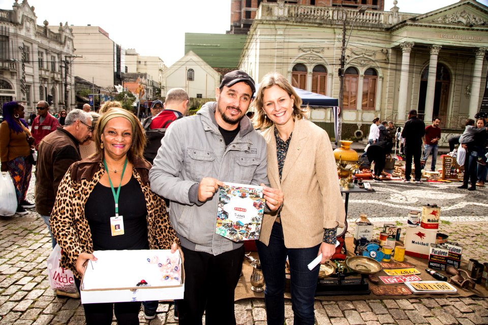 11.05.2019 - Prefeita Paula Mascarenhas participa do aniversário de 5 anos do Mercado das Pulgas - Foto: Gustavo Vara