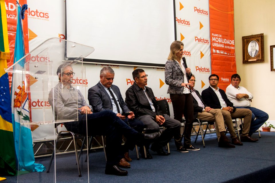 25.04.2019 - Prefeita Paula Mascarenhas durante apresentação do Plano de Mobilidade Urbana - Foto: Gustavo Vara