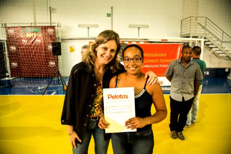 25.01.2018 - Prefeita Paula Mascarenhas durante entrega de certificados de regularizacão fundiária do Mário Meneghetti - Foto: Gustavo Vara