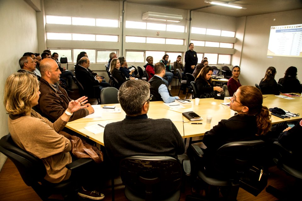 14.05.2019 - Prefeita Paula Mascarenhas em reunião com o GGI -  Foto: Gustavo Vara