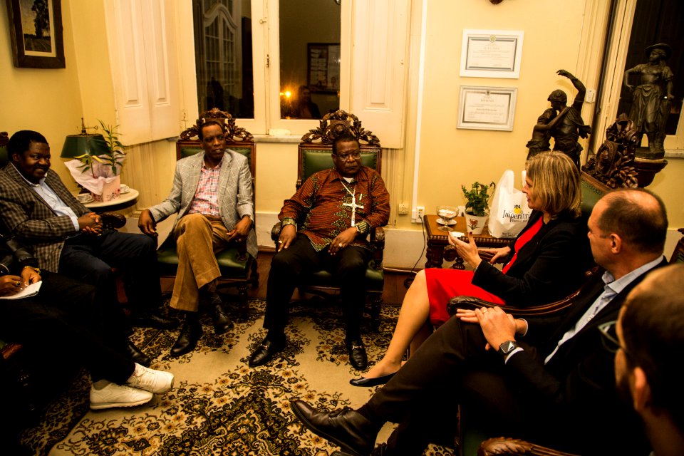 16.05.2019 - Prefeita Paula Mascarenhas recebe comitiva africana - Foto: Gustavo Vara
