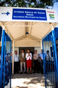 05.02.2019 - Entrega da UBS Balsa,  reformada com mão de obra prisional - Foto: Gustavo Vara