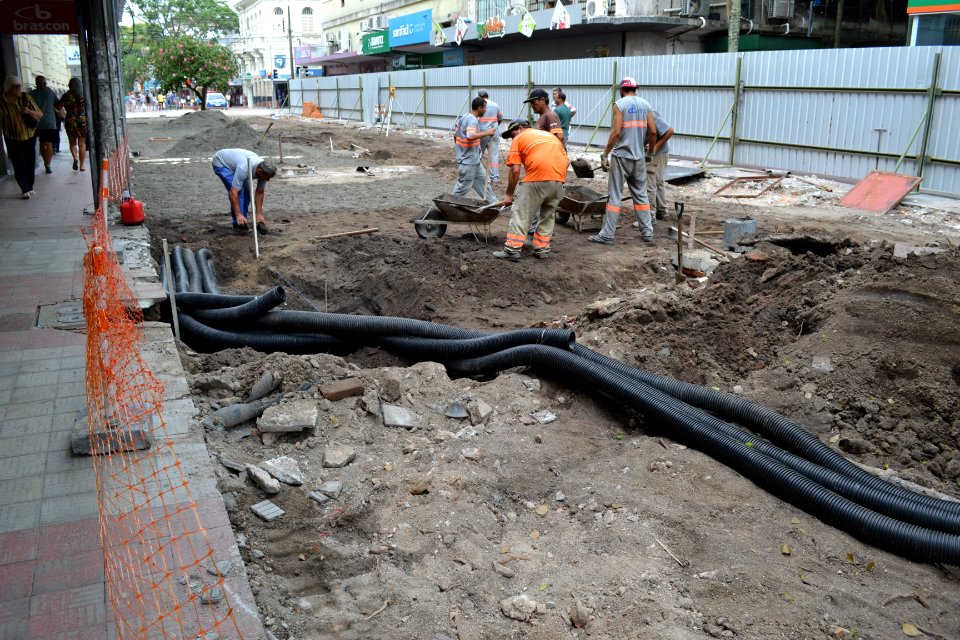 24.01.2019 - SEPLAG Obra calçadão - UBS -  Foto Janine Tomberg (226)